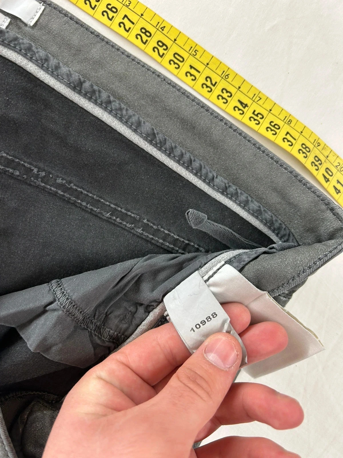 Calça jeans skinny pant reiko cinza vintage – photo 10